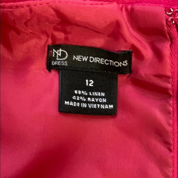 Linen Fishtail Design New Directions Dress - Picture 6 of 7